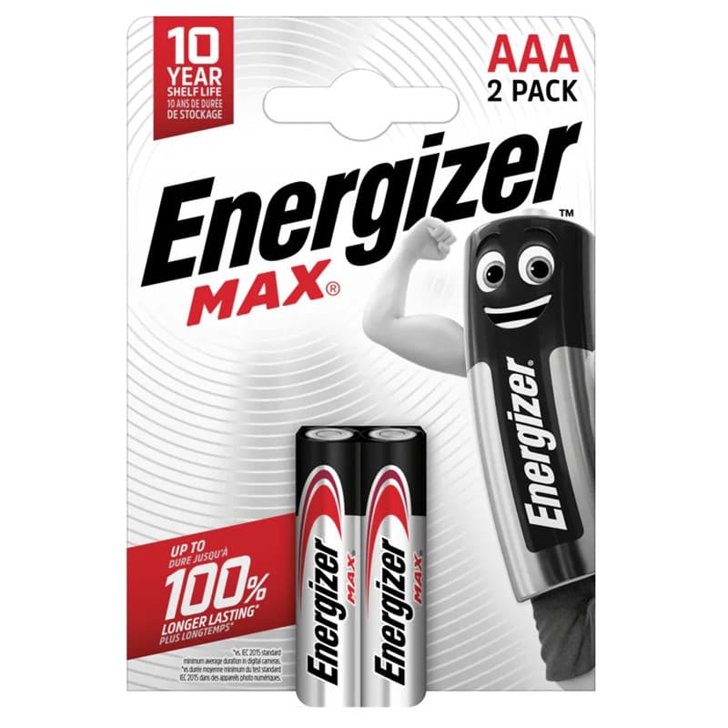АЛКАЛНИ БАТЕРИИ ENR MAX ALKALINE AAA CHP2 ENERGIZER