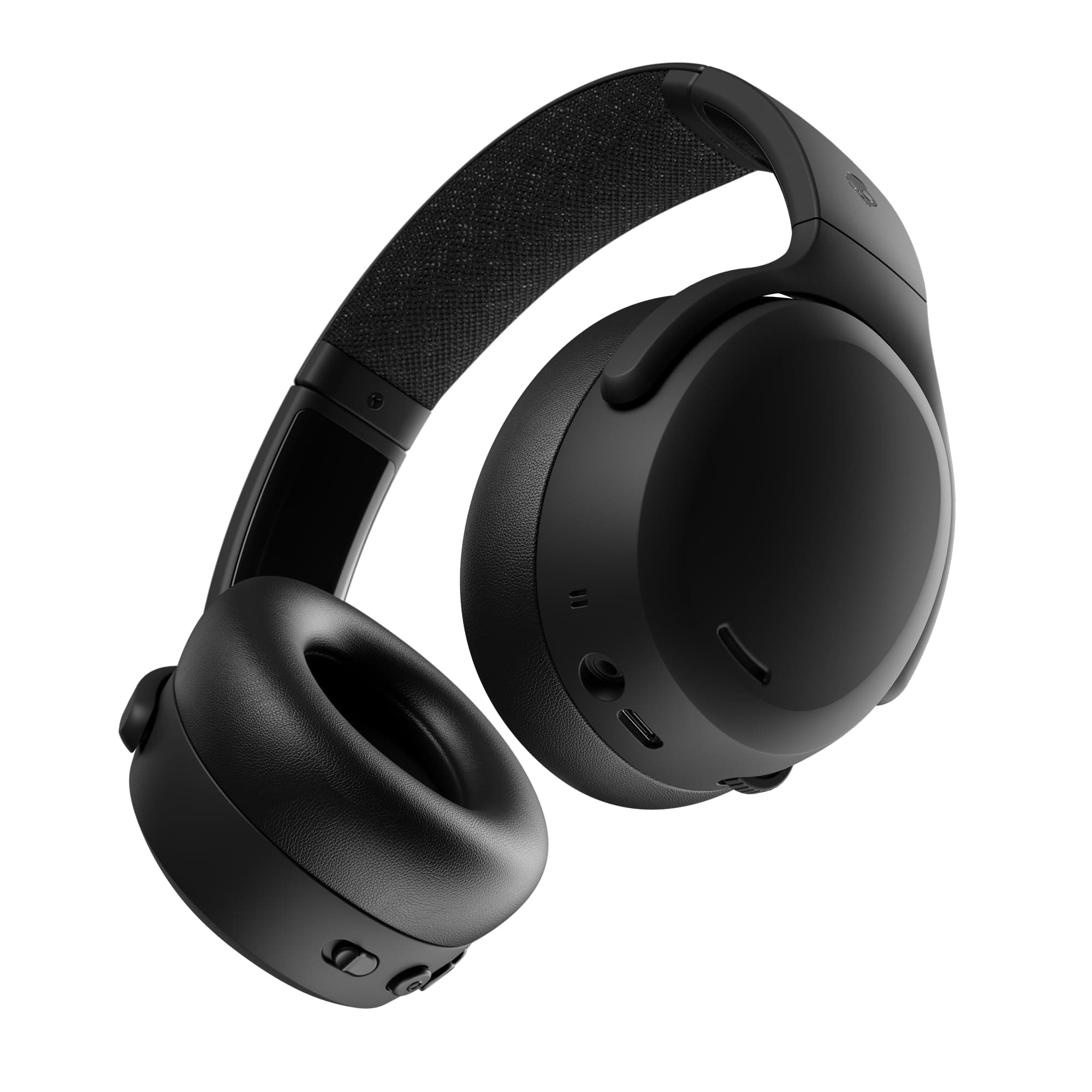Слушалки Skullcandy Crusher ANC 2 Black, безжични/жични, Bluetooth, AUX, микрофон, Active Noise Cancelling, до 50 часа време за работа, черни