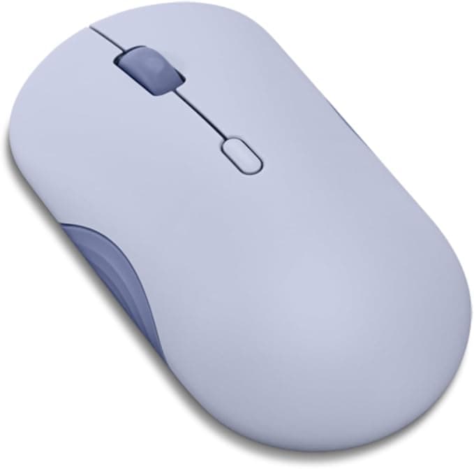 Мишка Lenovo 350, оптична (2400 dpi), безжична, Bluetooth, синя, до 36 месеца живот на батерията