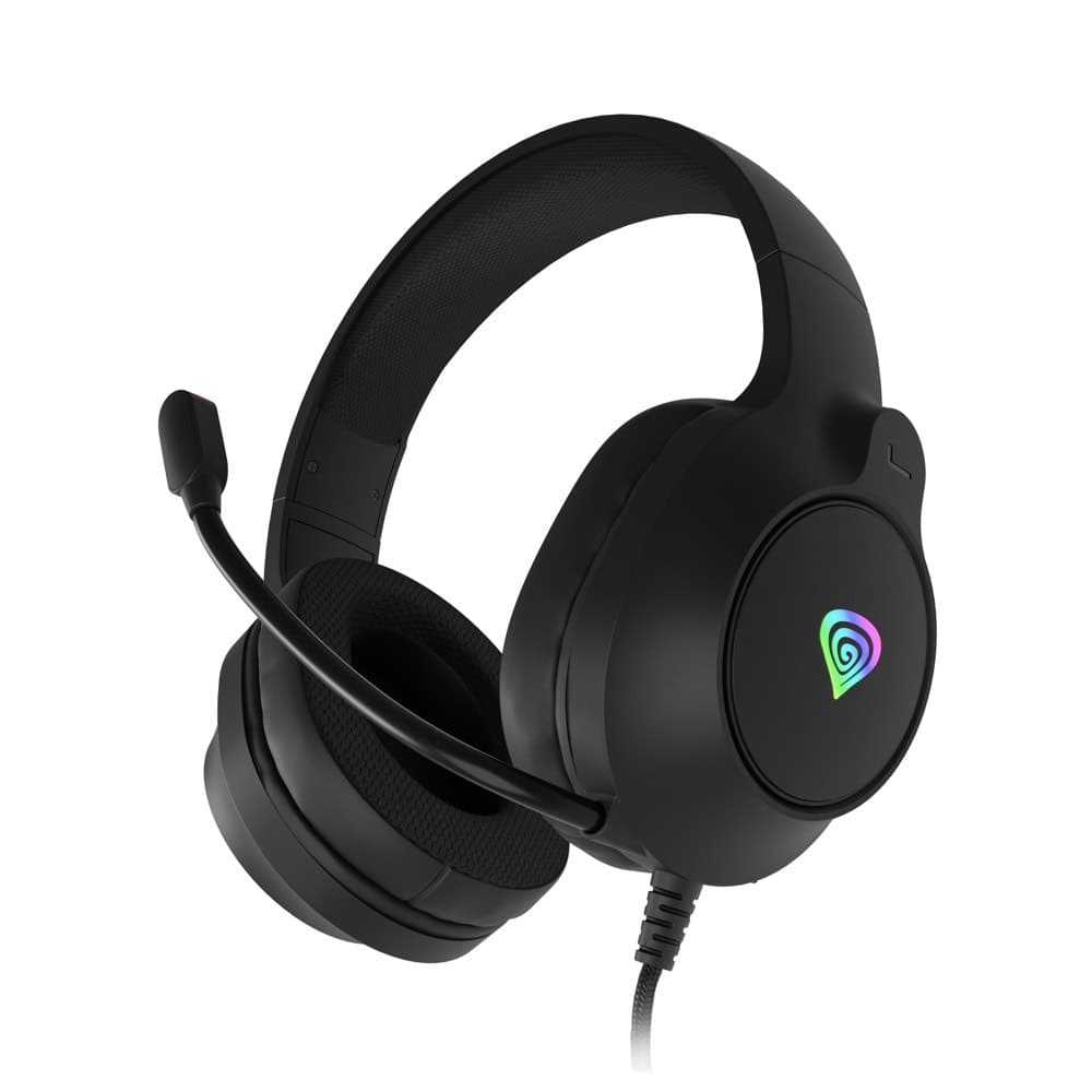 Genesis Headset Neon 213 With Microphone RGB Illumination Black