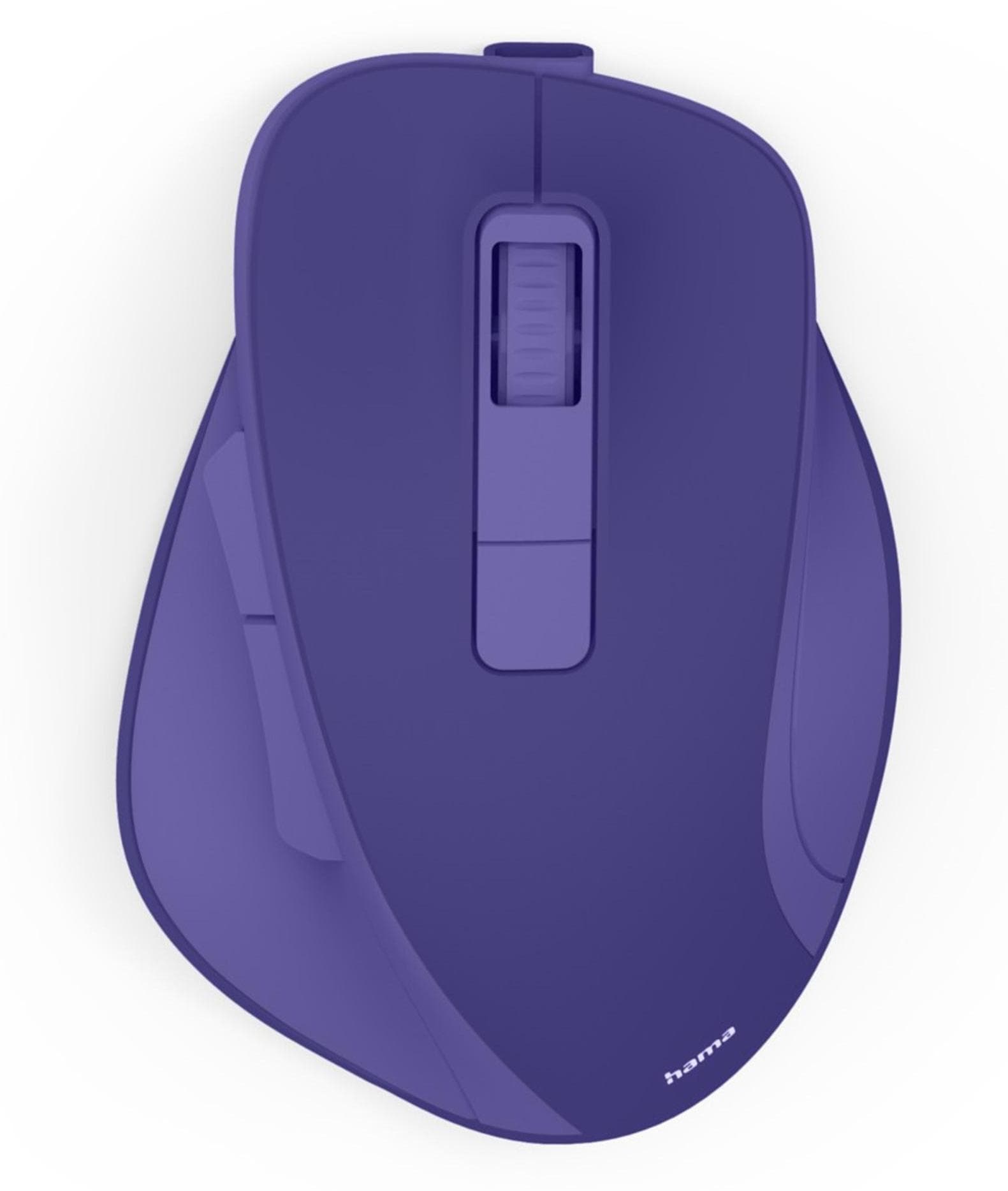 Мишка Hama WM-500, оптична (1600 dpi), безжична, USB, лилава, 6 бутона