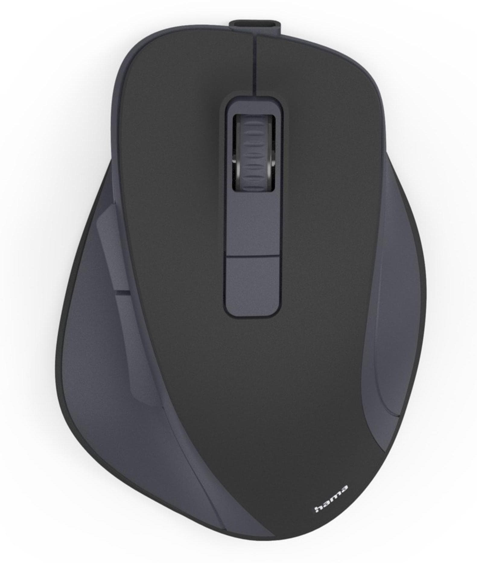 Мишка Hama WM-500, оптична (1600 dpi), безжична, USB, черна, 6 бутона