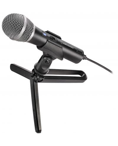Микрофон Audio-Technica ATR2100x-USB, динамичен кардиоиден, 50-15,000 Hz, USB Type C/XLR конектори, черен