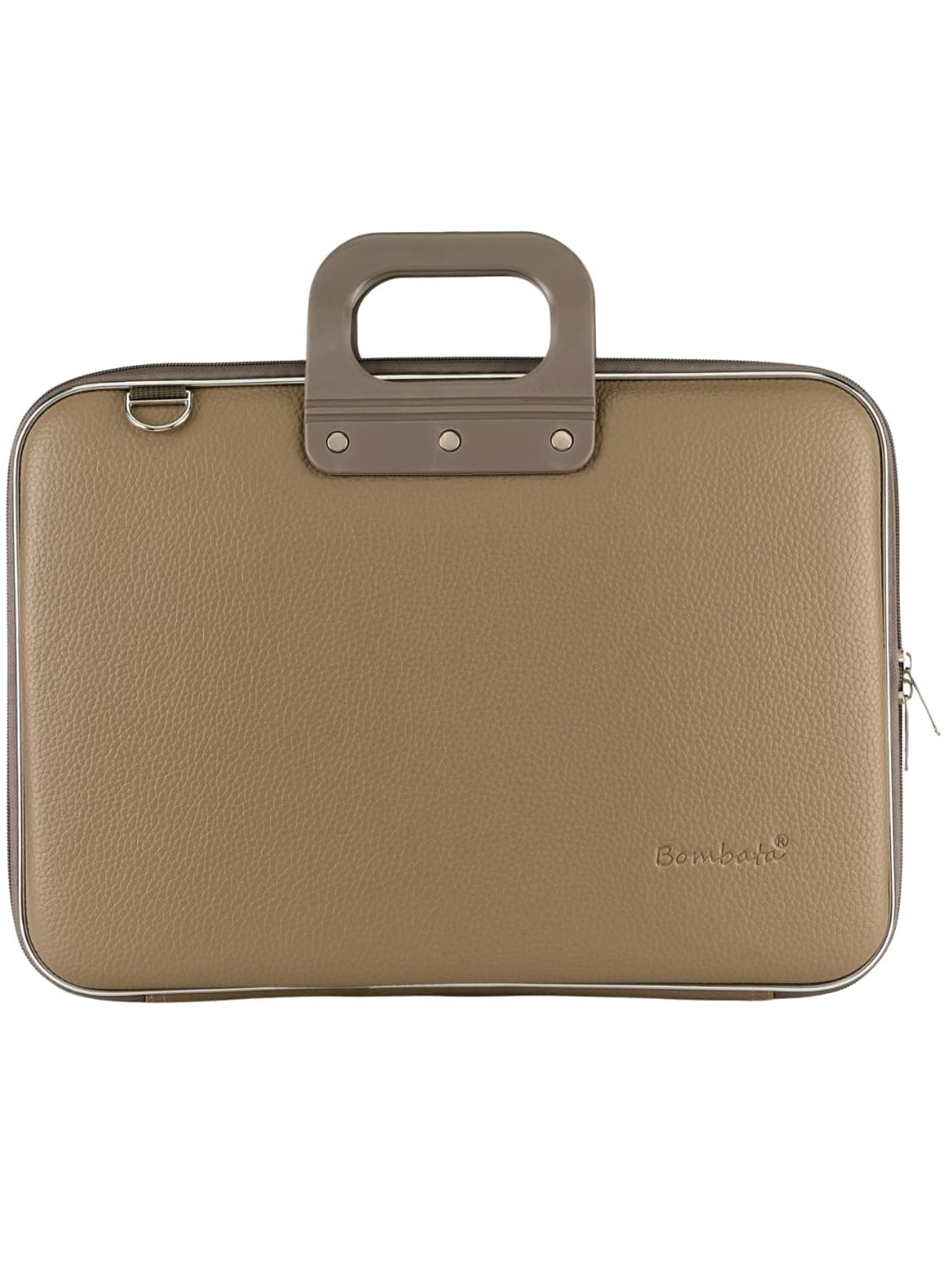 Чанта за лаптоп Bombata Mediobombata Classic taupe, до 14" (35.56 cm), кафява