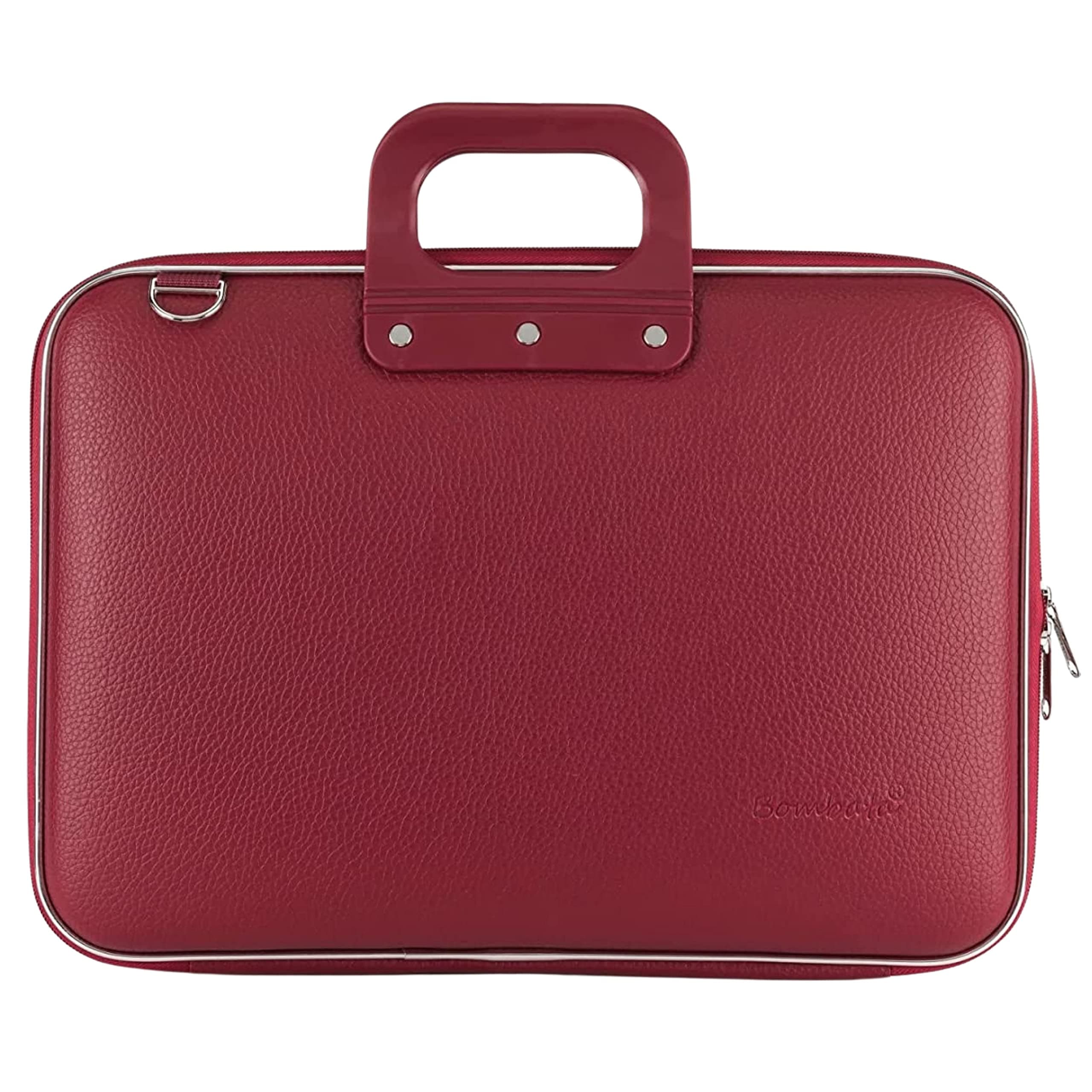 Чанта за лаптоп Bombata Maxibombata Classic borgogna red, до 17" (43.18 cm), червена