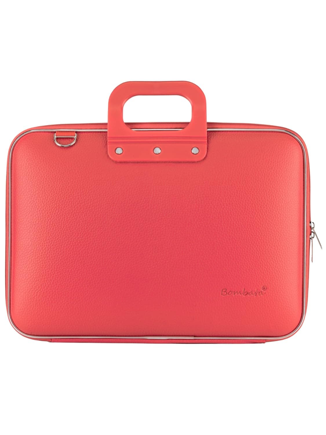 Чанта за лаптоп Bombata Mediobombata Classic Coral, до 14" (35.56 cm), с дръжка, оранжева