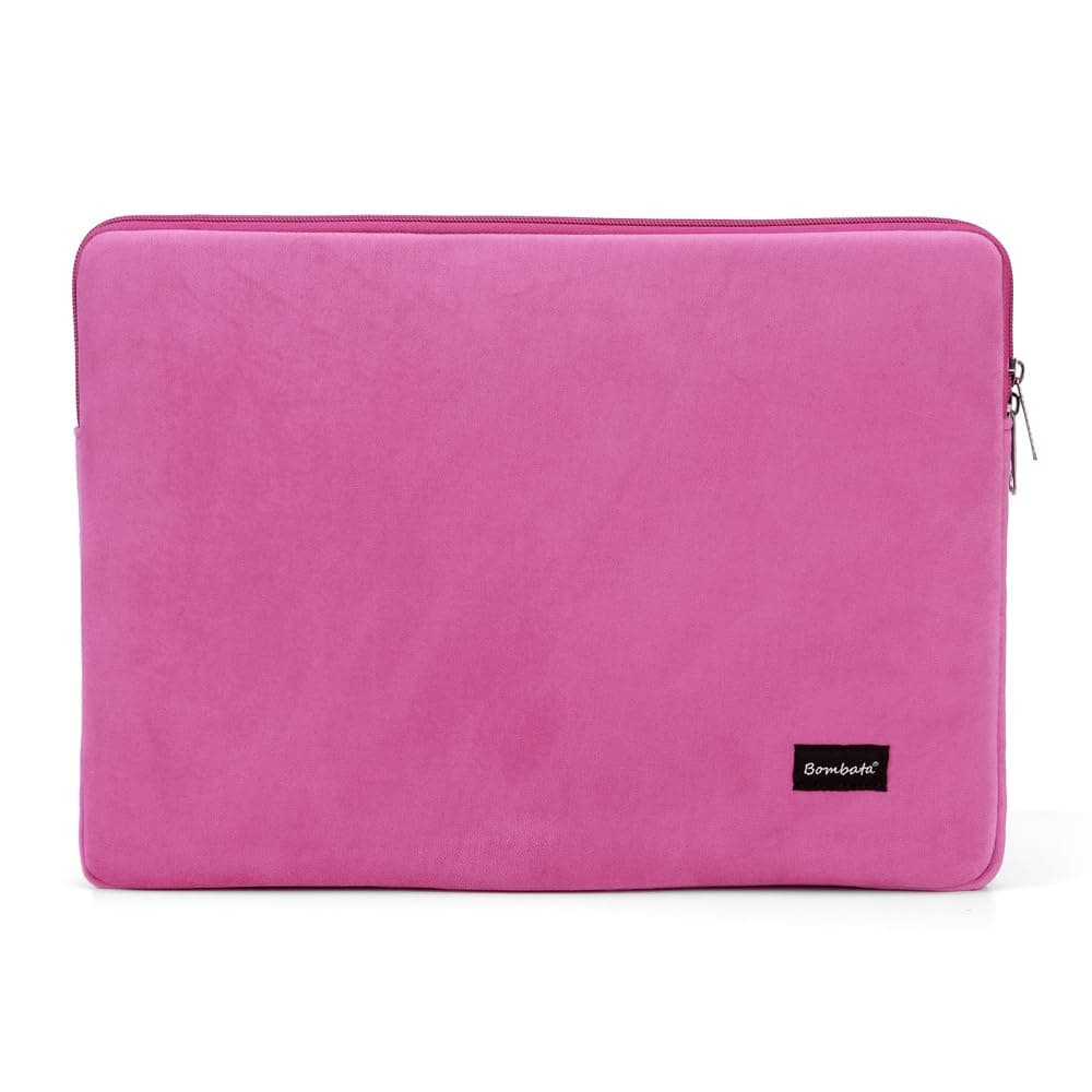Калъф за лаптоп Bombata Sleeve Velvet, до 16" (40.64 cm), розов