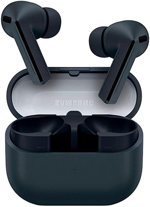 Слушалки Samsung Galaxy Buds3 FE (SM-R420NZKAEUB), безжични, Bluetooth, 6 микрофона, IP54 защита, ANC шумопотискане, 360° пространствен звук, черни
