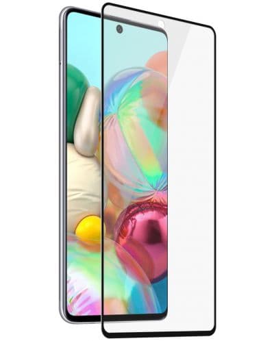 Стъклено защитно покритие за дисплея на iPhone 12, iPhone 12 Pro - PanzerGlass Safe Tempered Glass Screen Protector 3D (черен-прозрачен)