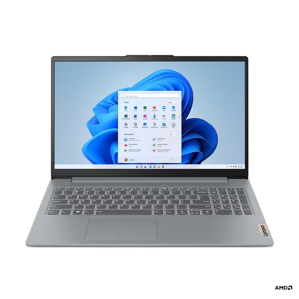 LENOVO IdeaPad Slim 3 AMD Ryzen 5 7520U 15,6 инча FHD 16GB DDR5 512GB PCIe NoOS Arctic Grey
