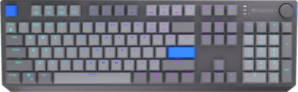 Endorfy механична клавиатура Thock Wireless V2 Full Size, PBT, Endorfy Yellow switch, US Layout