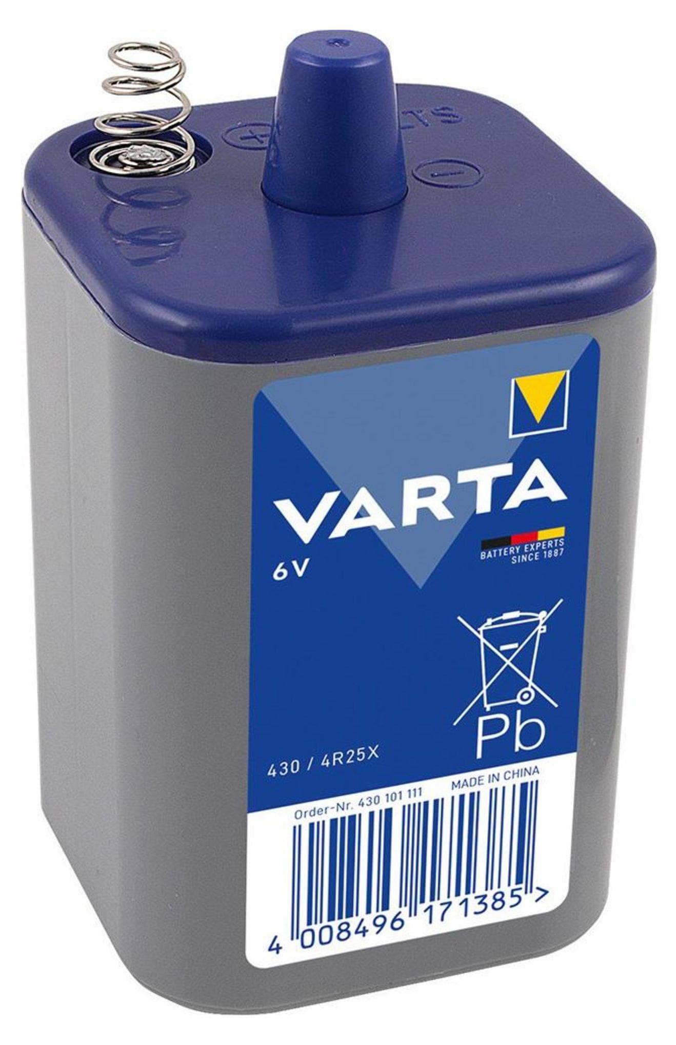Цинк карбонова батерия 4R25 /1 бр. в опаковка/ 6V 7.5Ah VARTA