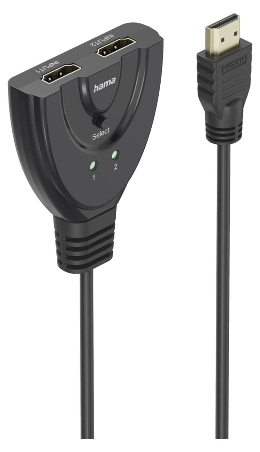 HAMA Превключвател / суич 4K HDMI, 2 x 1 вход/изход