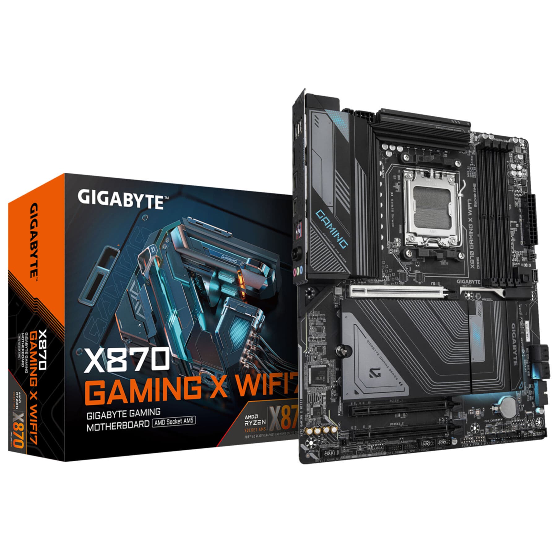 Дънна платка GIGABYTE X870 GAMING WIFI 7, Socket AM5