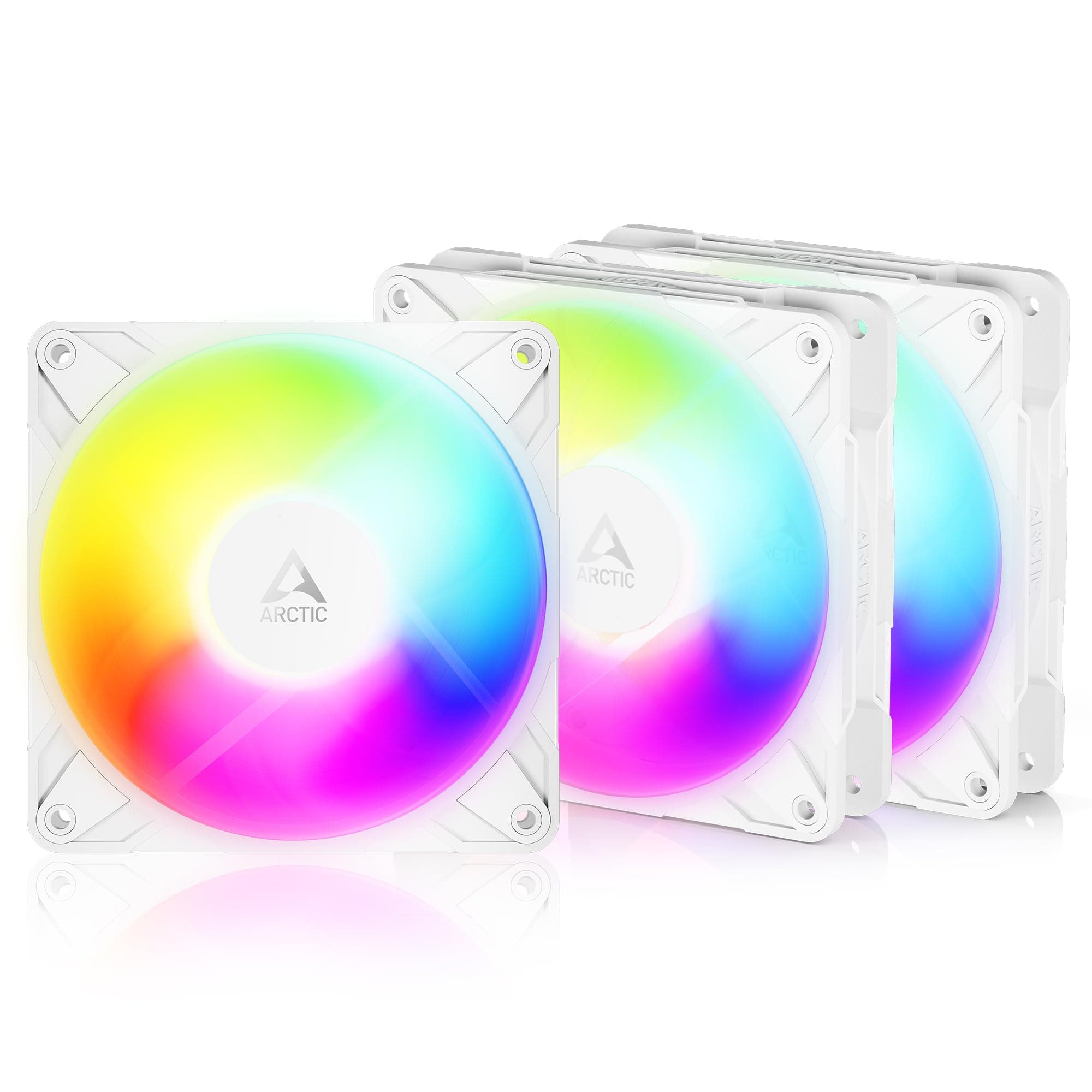 Вентилатор ARCTIC P12 Pro Reverse A-RGB White - 3 pack