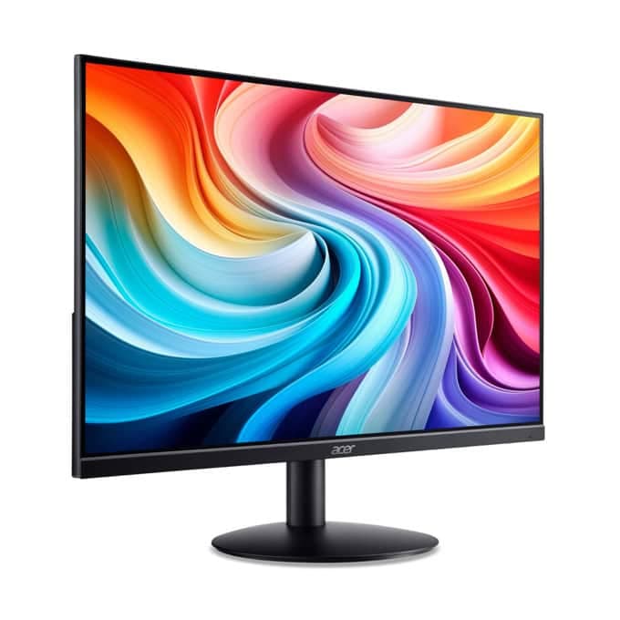 Acer SA242YH1bi, 23.8'' FHD (1920x1080) VA, ZeroFrame, 100Hz, 4ms (GTG), 250nits, 100M:1, VGA, HDMI, Energy Class E, Black, 2Y
