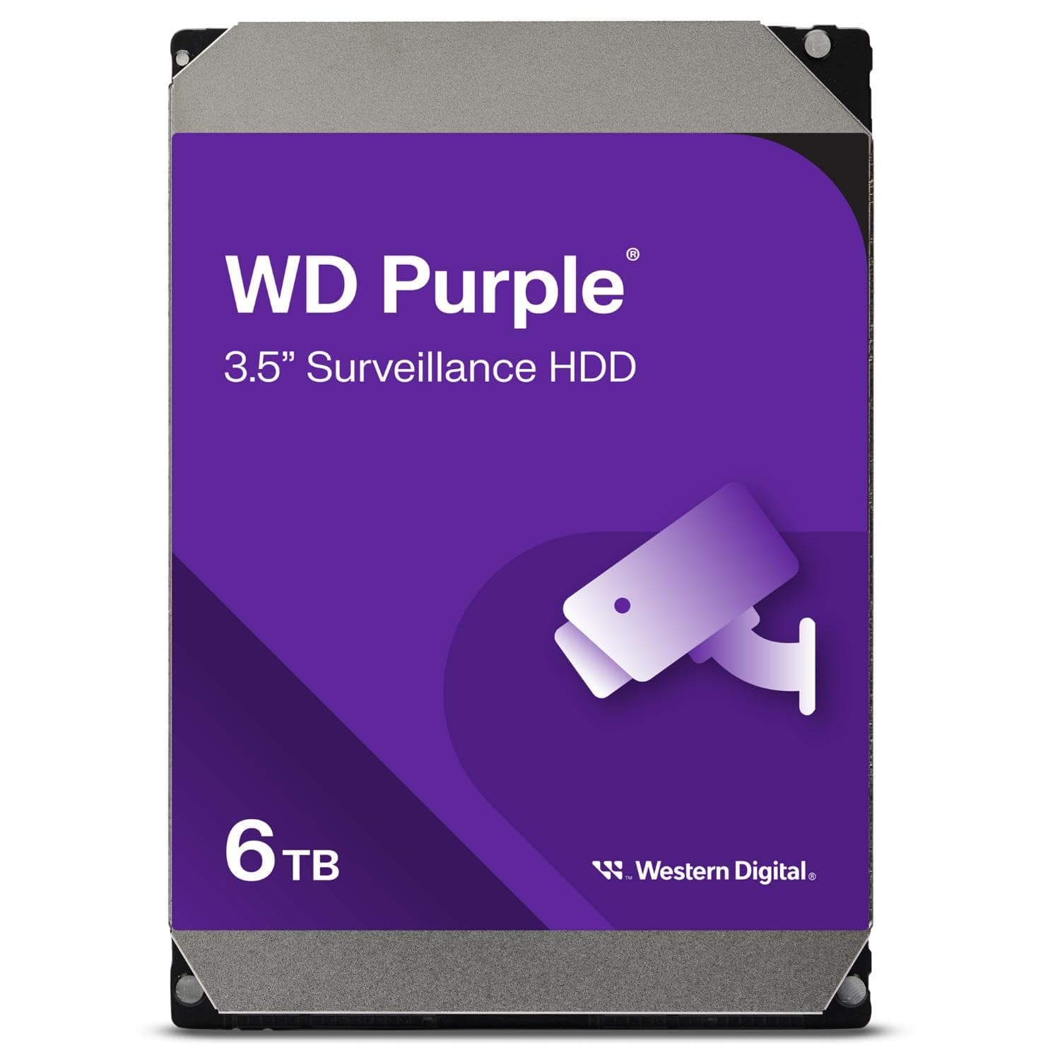 WD Purple 6TB SATA HDD 3,5 инча вътрешен 256MB кеш