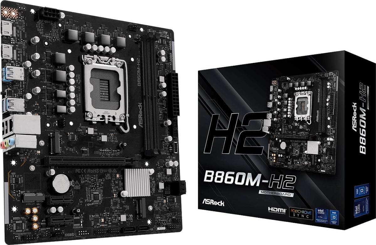 ASROCK B860M-H2 LGA1851 DDR5 mATX MB