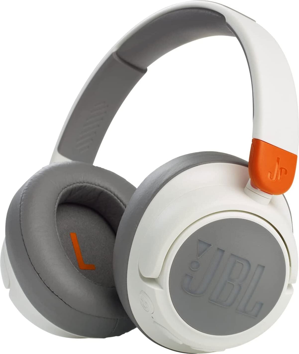 Безжични слушалки подходящи за деца - JBL JR 460NC Wireless Over-Ear Noise Cancelling Headphones (бял)