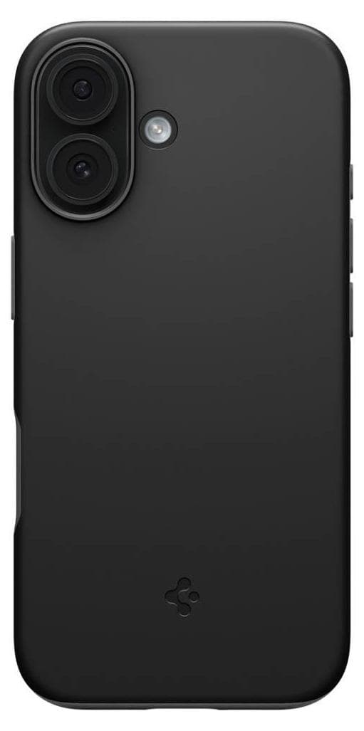 Качествен тънък матиран кейс с MagSafe за iPhone 17 - Spigen Thin Fit MagSafe Case (черен)