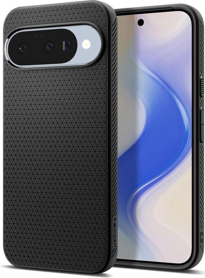 Силиконов (TPU) калъф с висока степен на защита за Google Pixel 10 Pro, Pixel 10 - Spigen Liquid Air Case (черен)