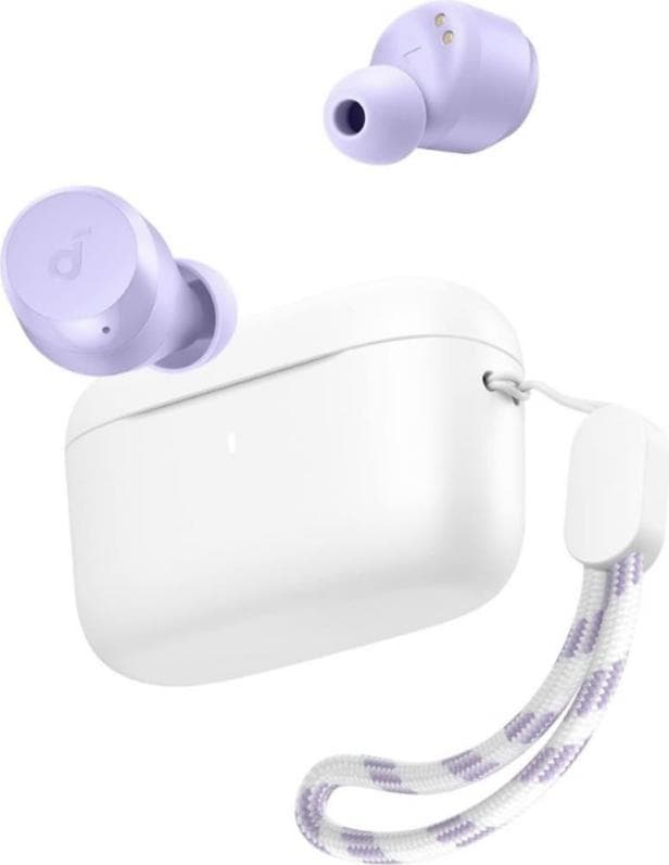 Безжични блутут слушалки с кейс за мобилни устройства - Anker Soundcore A25i TWS Earbuds (лилав)