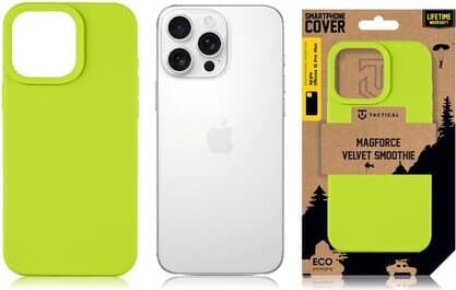 Силиконов калъф с MagSafe за iPhone 16 Pro Max - Tactical MagForce Velvet Smoothie Cover (зелен)