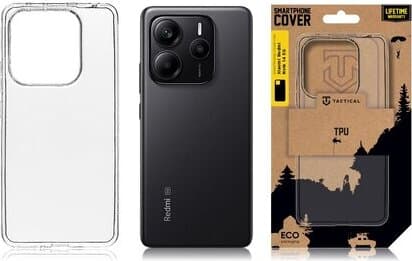 Силиконов (TPU) калъф за Xiaomi Redmi Note 14 5G - Tactical TPU Cover (прозрачен)
