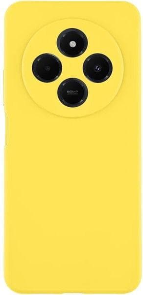 Силиконов калъф за Xiaomi Redmi 14C, Xiaomi Redmi A4 5G, Poco C75 - Tactical Velvet Smoothie Cover (жълт)