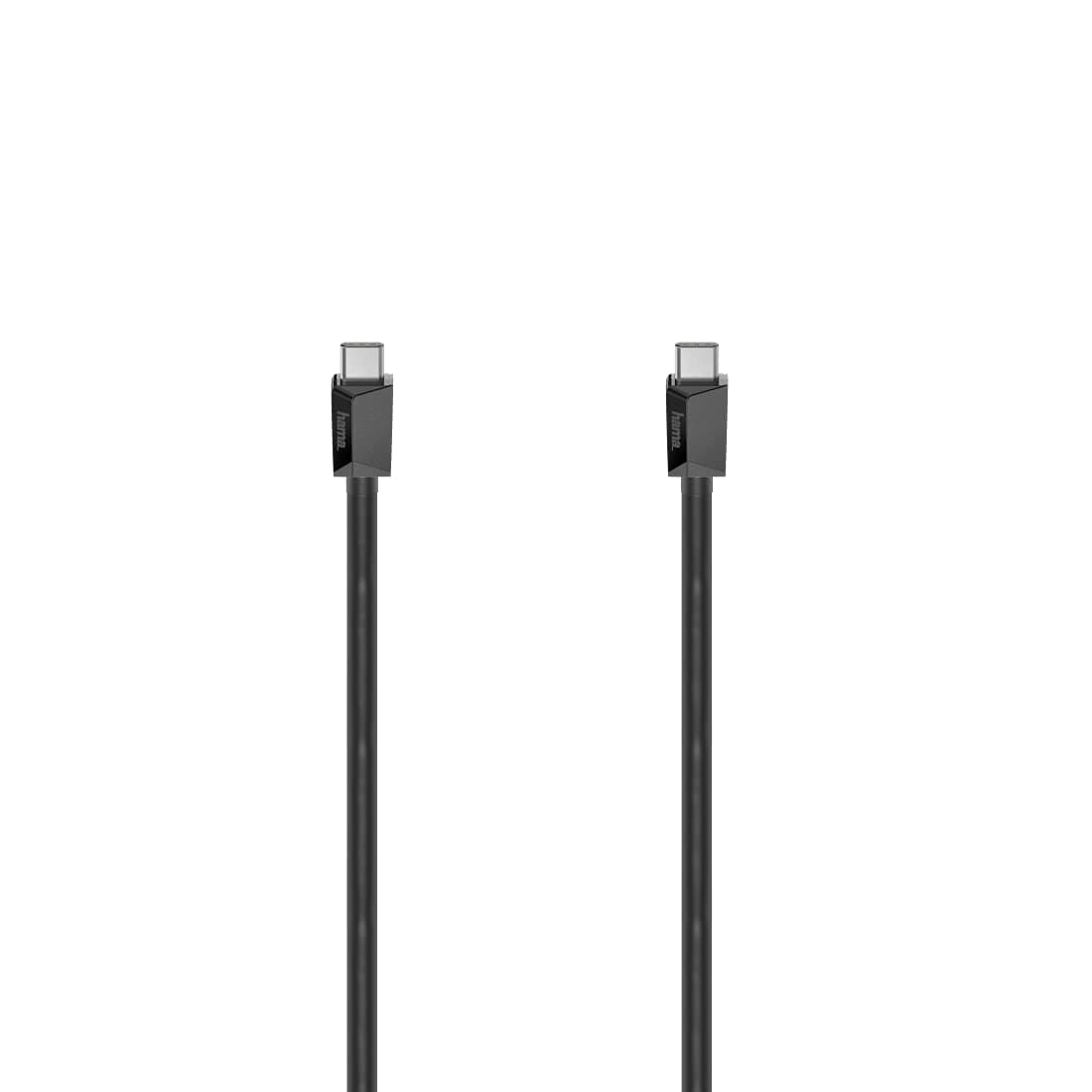Кабел HAMA 200629, USB-C(м) към USB-C(м), 0.75m, черен