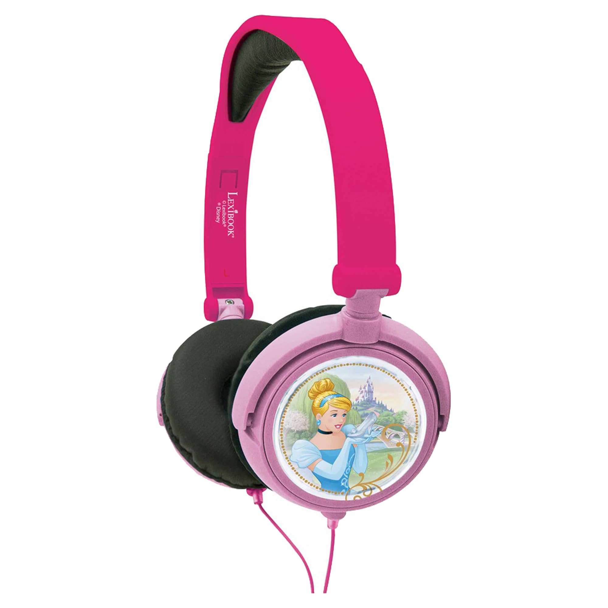 Слушалки подходящи за деца за мобилни устройства - Lexibook Disney Princess Rapunzel Stereo Headphones (розов)