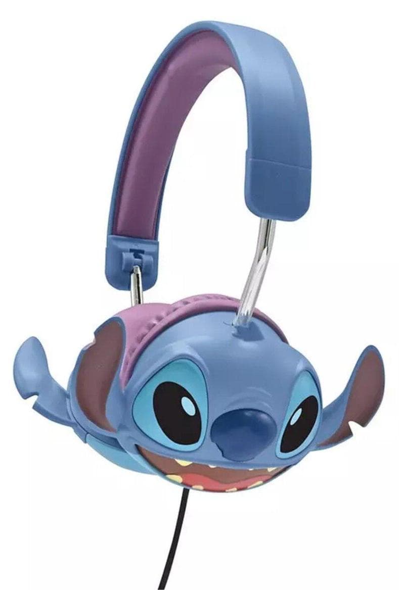 Слушалки подходящи за деца за мобилни устройства - Lexibook Disney Stitch 3D Wired Stereo Headphones (син)