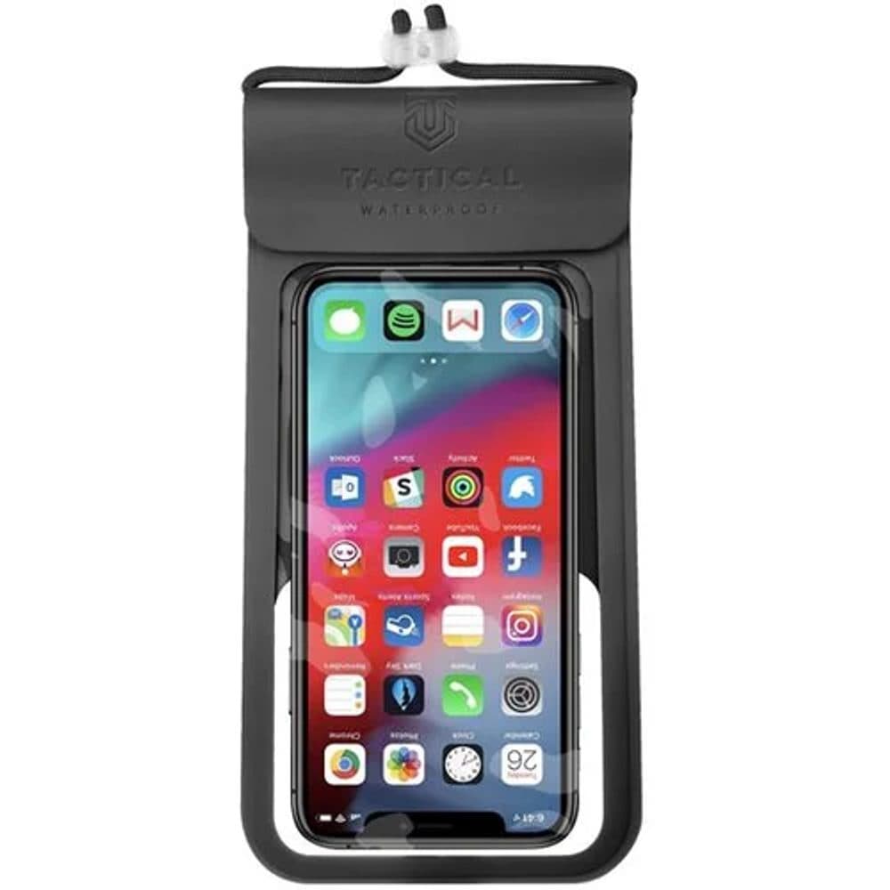 Универсален водоустойчив калъф за смартфони до 6.7 инча - Tactical Splash Pouch XXL (черен)