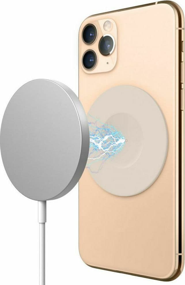 Магнитен адаптер за кейсове и смартфони, съвместим с MagSafe аксесоари - Elago MagSafe Guide Sticker (бежов)