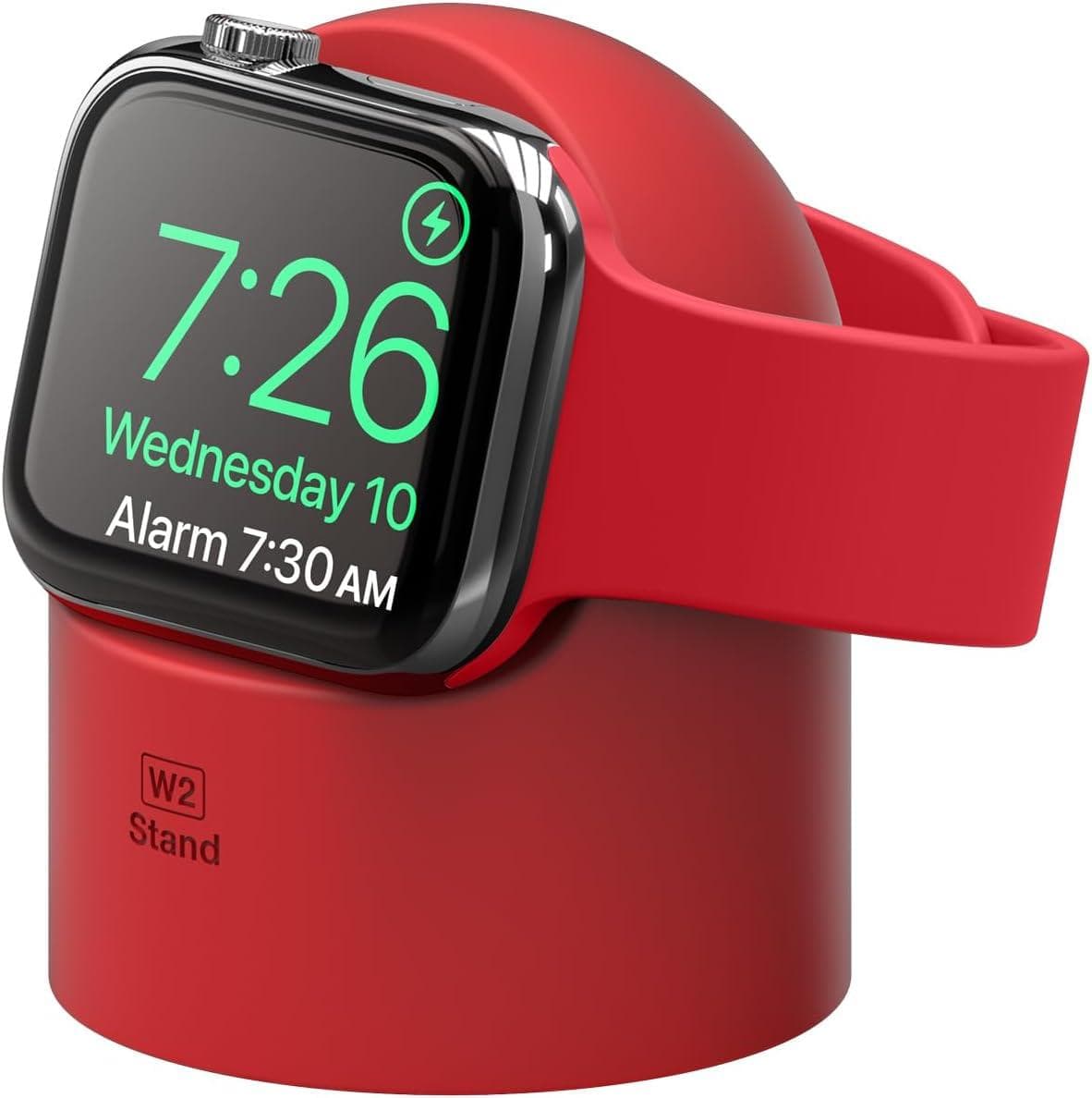 Силиконова поставка за Apple Watch - Elago W2 Watch Stand (червен)