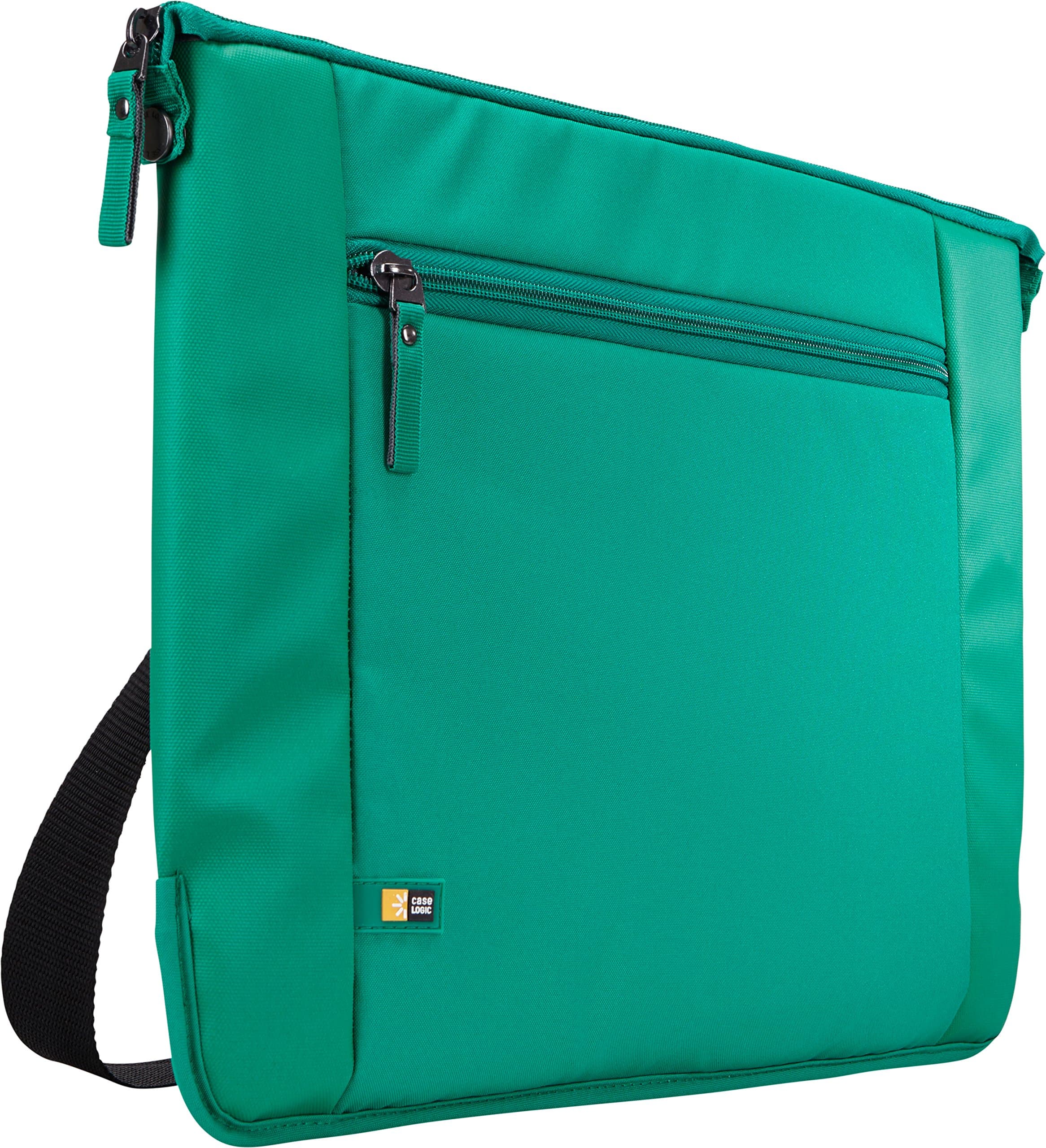 Елегантна чанта за MacBook Pro 15 и лаптопи до 15 инча - Case Logic Intrata 15.6 Laptop Bag (зелен)