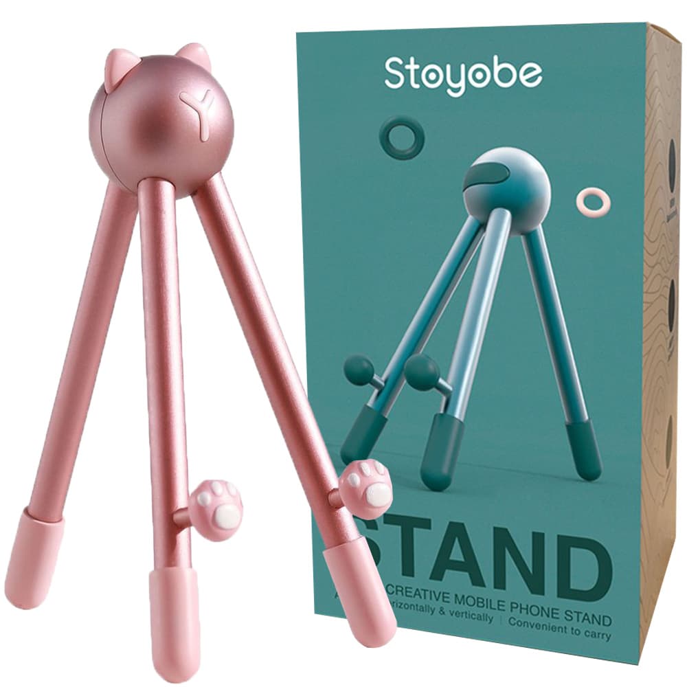 Поставка за бюро и плоскости за мобилни устройства и таблети - Stoyobe HF-II Tablet Phone Holder (розов)