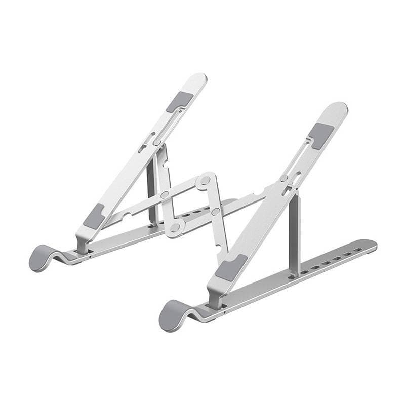 Преносима алуминиева сгъваема поставка за MacBook и лаптопи до 16 инча - Orico Portable Aluminum Folding Laptop Stand (PFB-A2-SV-BP) (сребриста)