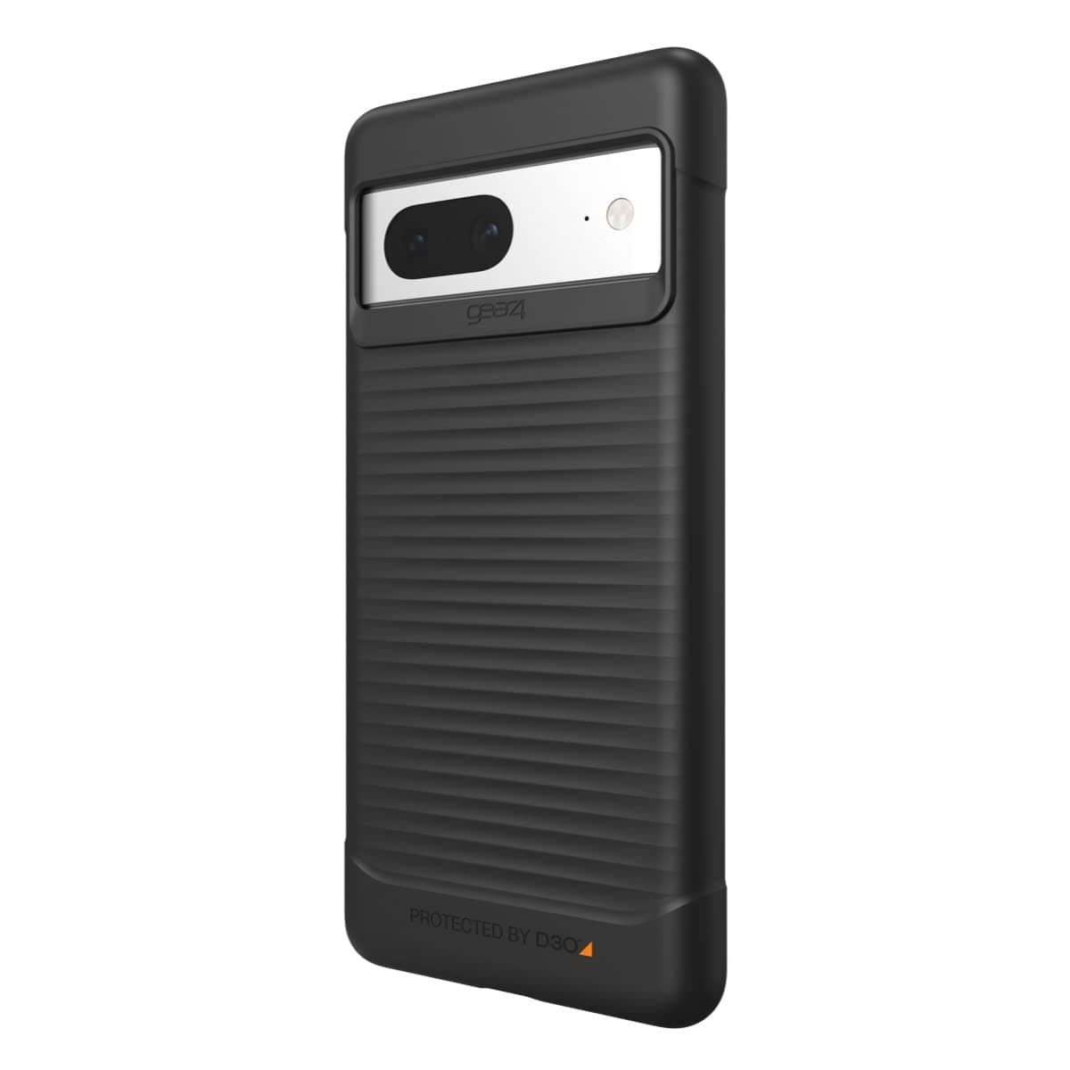 Силиконов (TPU) калъф с висока степен на защита за Google Pixel 7 - Gear4 Havana D3O Protected Silicone Case (черен)