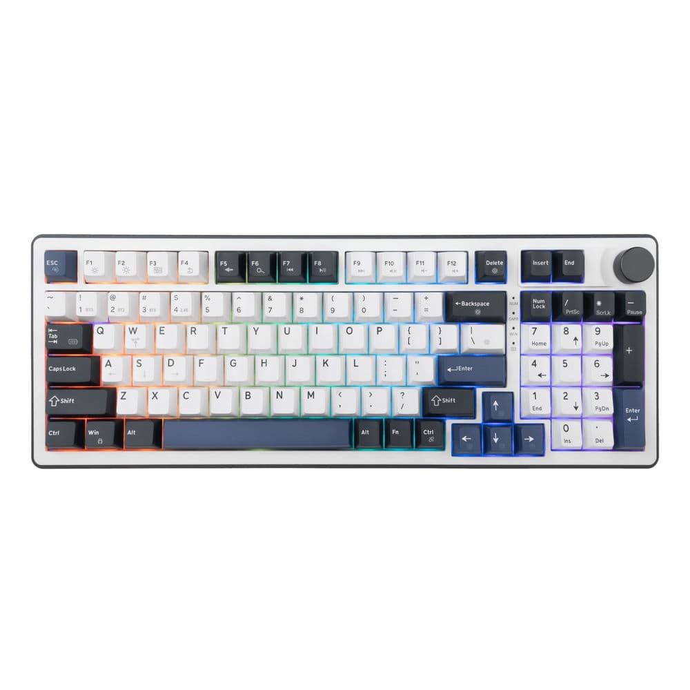 WHITE SHARK EXCALIBUR-W :: Клавиатура безжична механична, Wireless, GK-007251, бяла