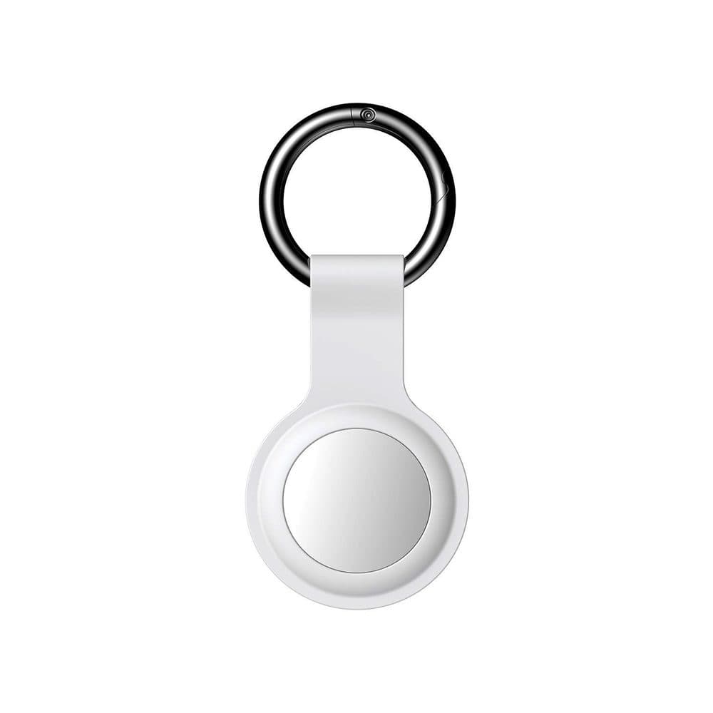 Силиконов ключодържател за Apple AirTag - Joyroom AirTag Protective Silicone Cover (бял)