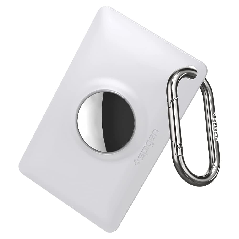 Поликарбонатов кейс във формата на дебитна карта за Apple AirTag - Spigen Air Fit Card AirTag Case (бял)