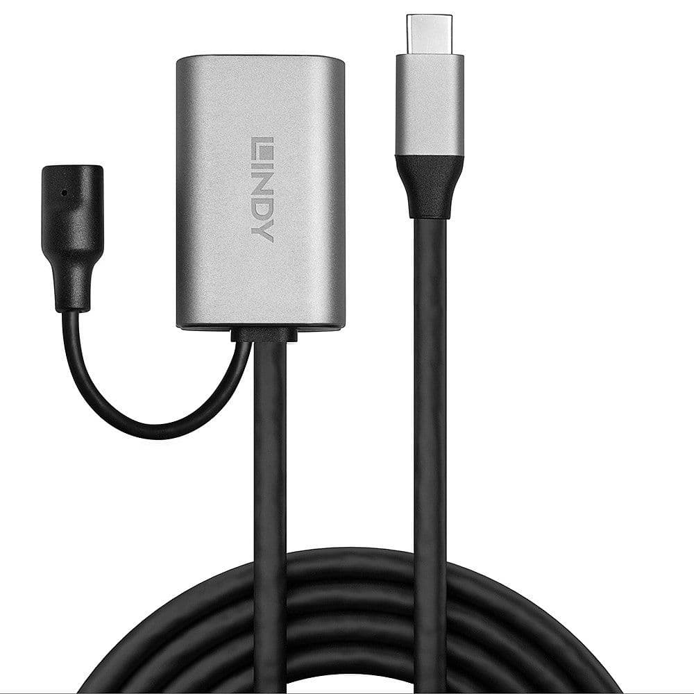 LINDY LNY-43271 :: Удължителен кабел USB 3.2 Gen 1 Type C Active, M/F, 5.0 м