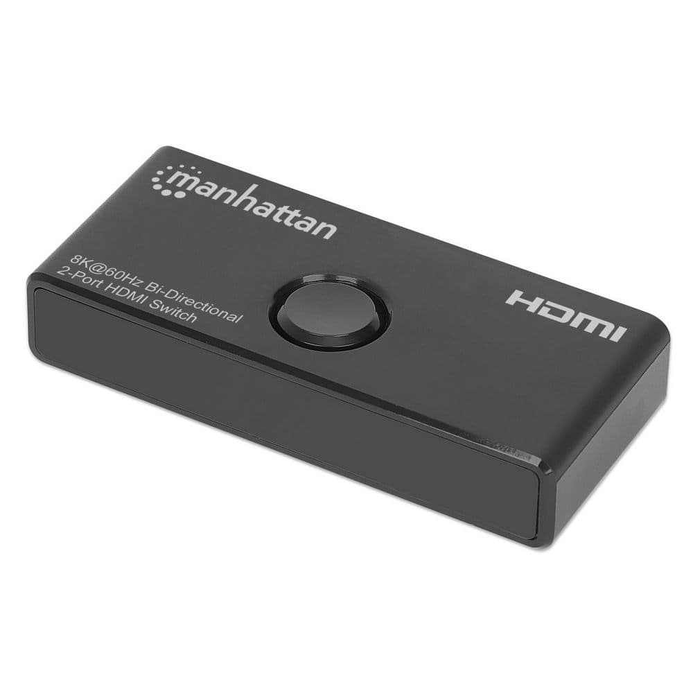 MANHATTAN 207997 :: HDMI Превключвател / Сплитер - двупосочен : (2x1) HDMI или (1x2) HDMI 8K@60Hz, 4K@120Hz, черен