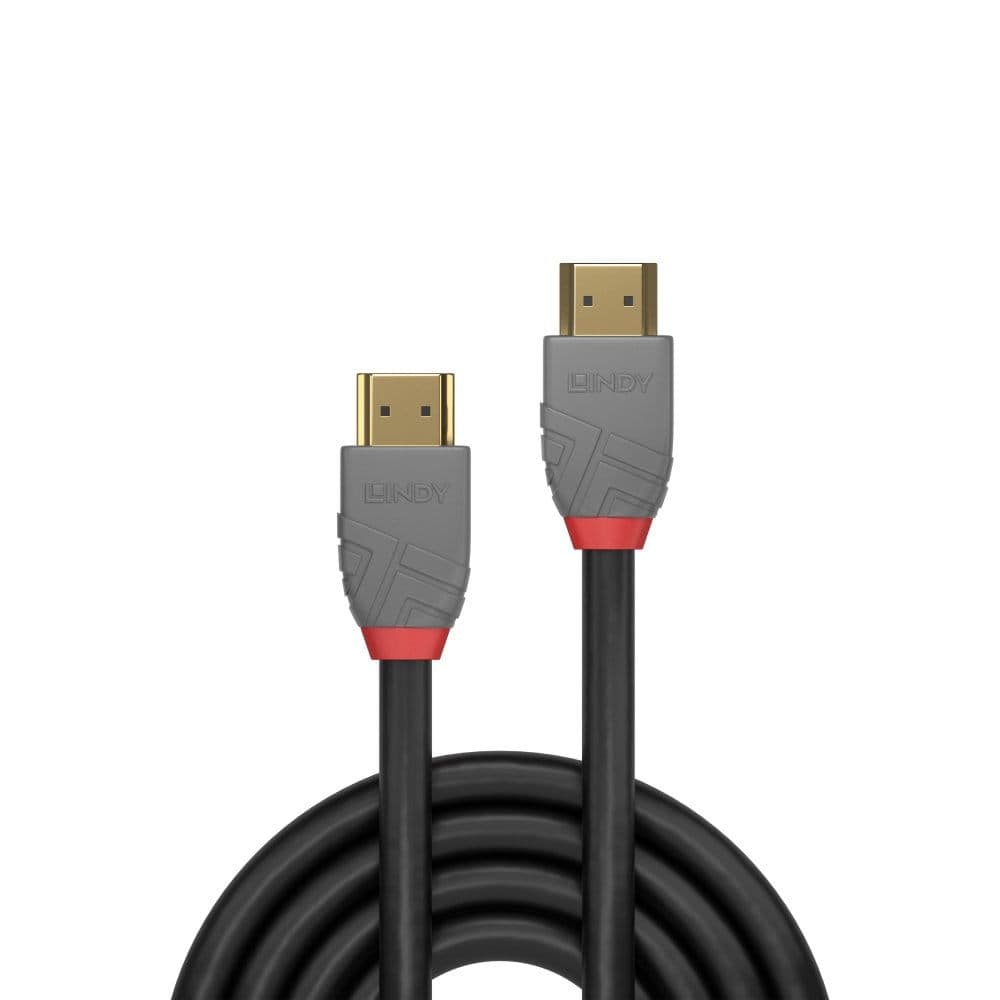 LINDY LNY-36953 :: Ultra High Speed HDMI кабел, 8K/10K, Anthra Line, черен, 2.0 м