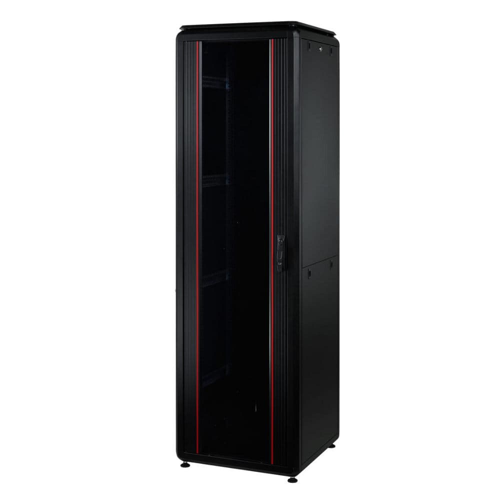 MIRSAN MR.GTV26U66.01 :: Сървърен шкаф, 26U, D=610 мм, W=610 мм, черен, свободно стоящ, Versatile