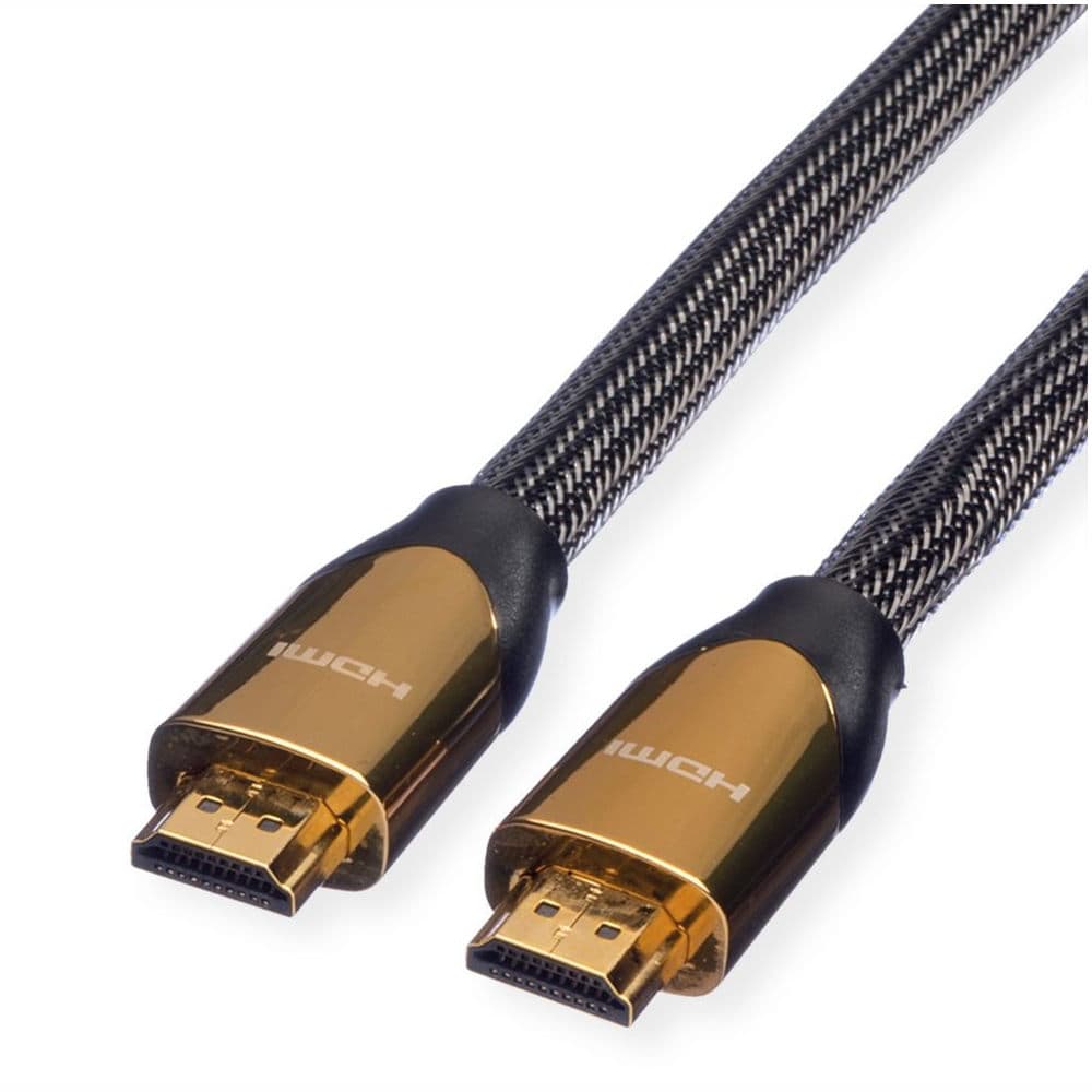 ROLINE 11.04.5801 :: Ultra HD 4К PREMIUM HDMI кабел + Ethernet, M/M, 1.0 м