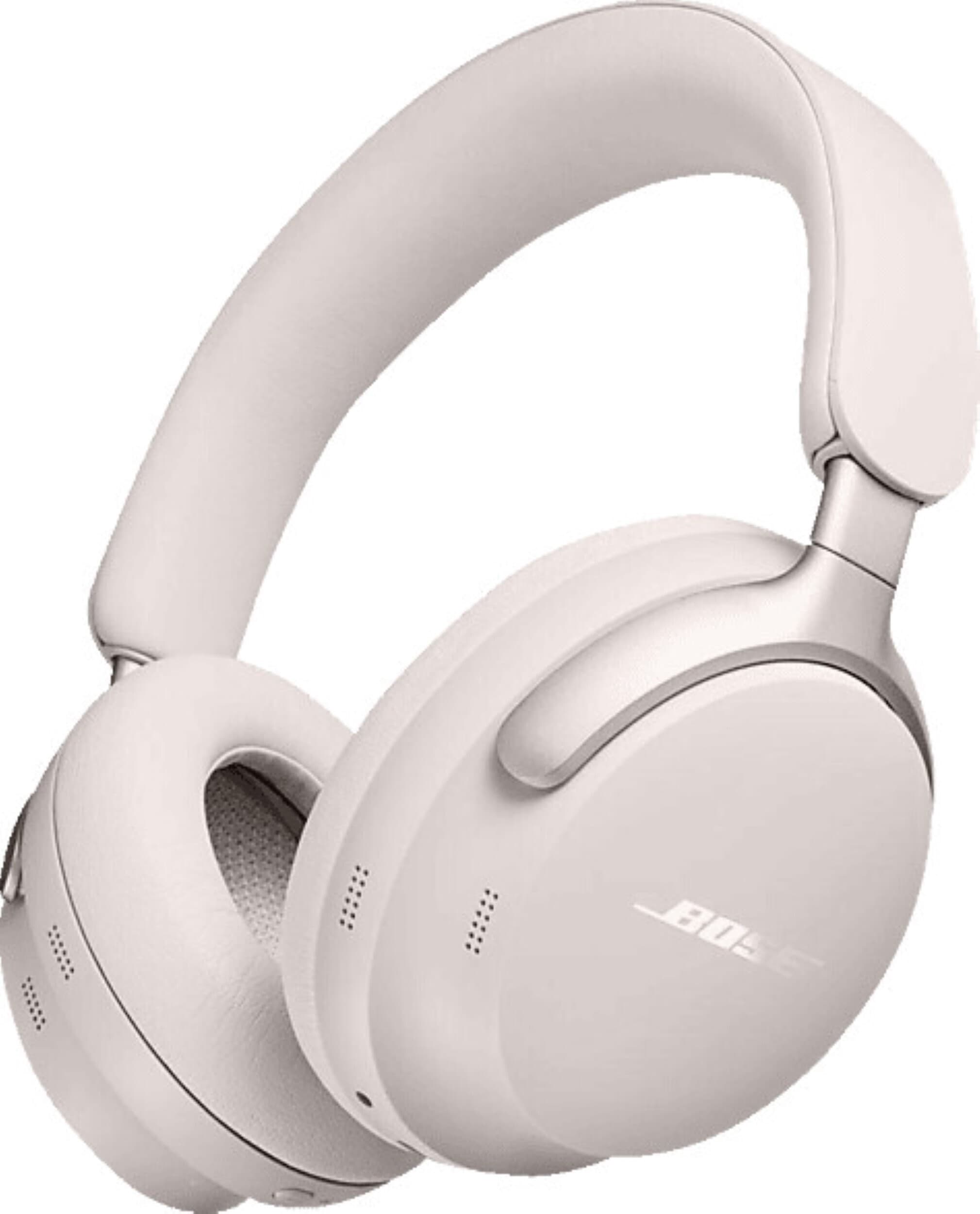Bose QuietComfort Ultra Headphones - Bluetooth аудиофилски стерео слушалки с активно заглушаване на околния шум (бял)