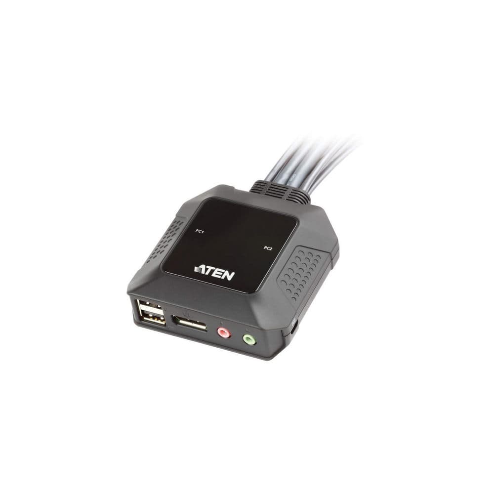 ATEN CS22DP :: USB DisplayPort KVM Switch, 2x 1, Remote port selector