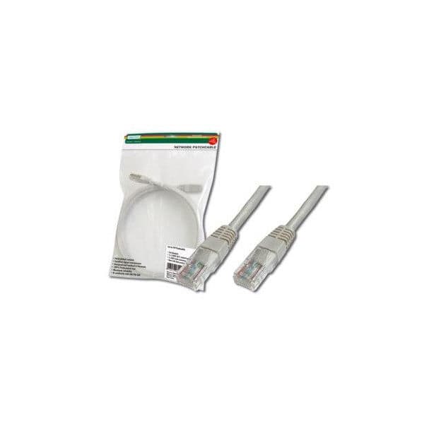 DIGITUS DK-1511-020 :: U-UTP, Cat. 5e, 2.0 м, AWG26/7, сив
